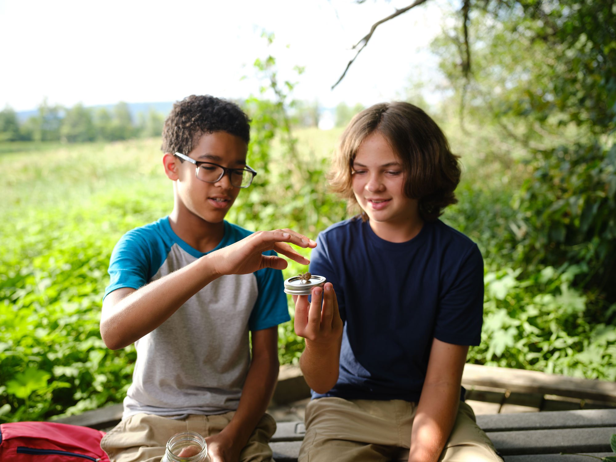 Students on field trip