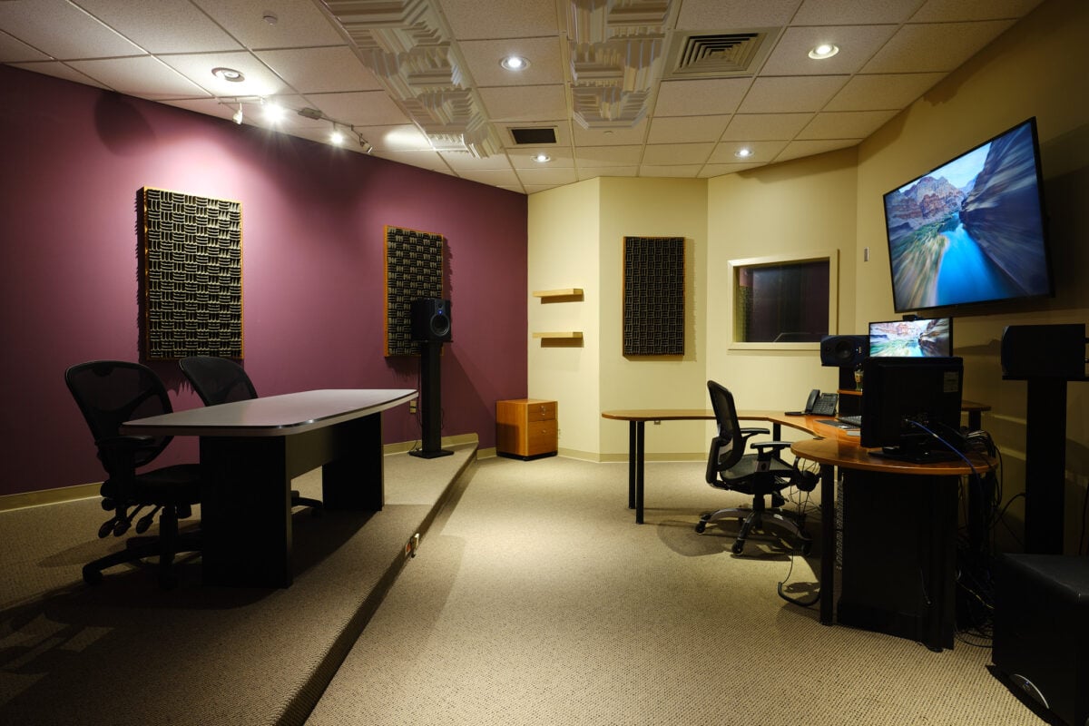 audio production booth