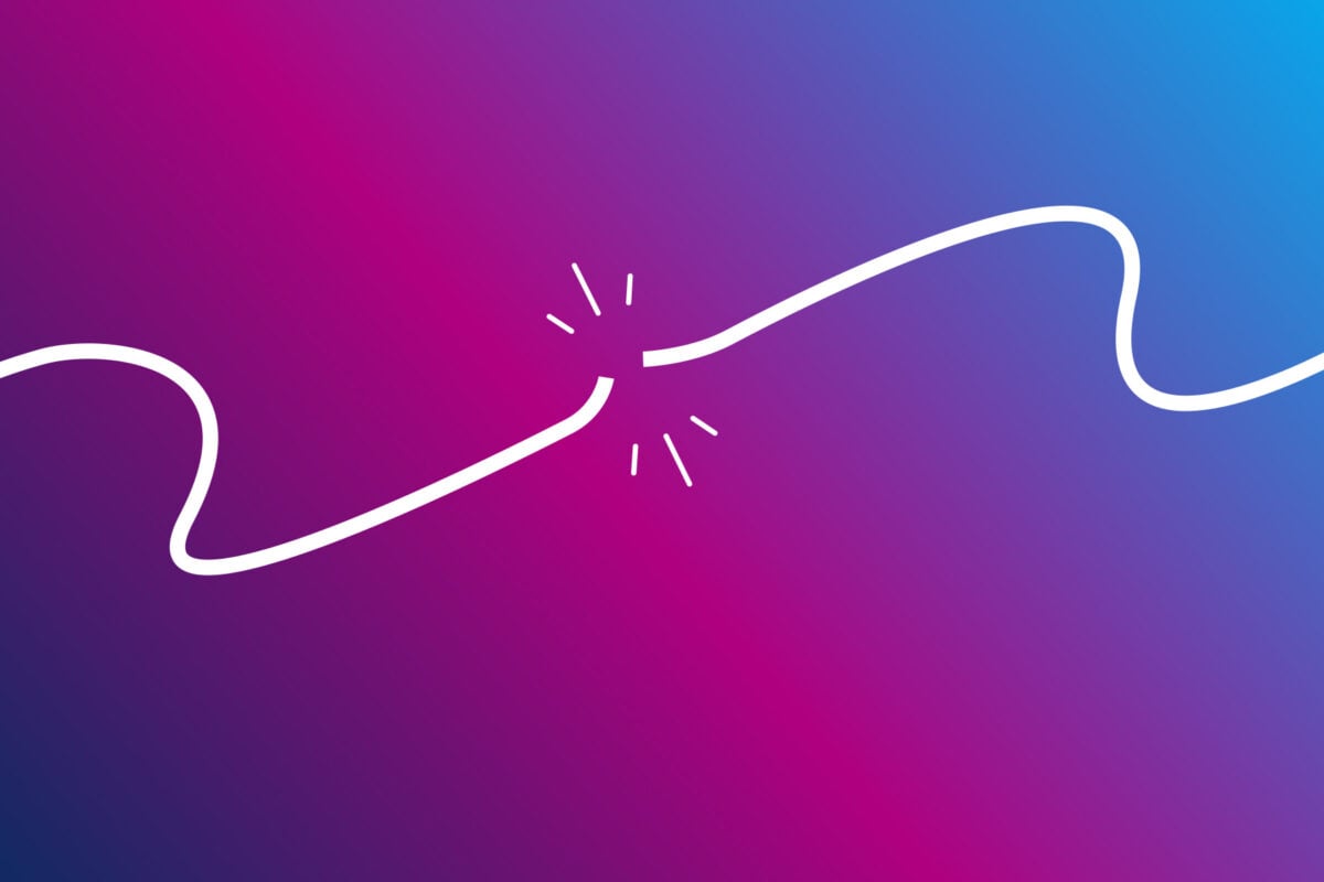 Wire line break graphic