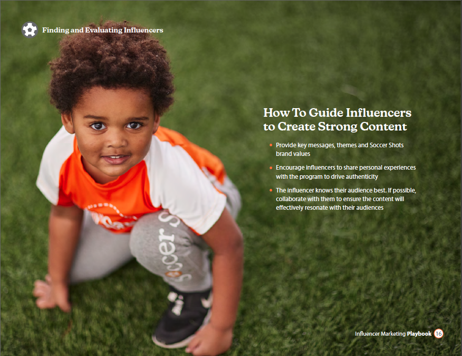 playbook image of how to guide influencers