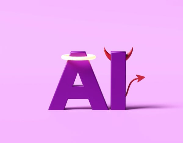 Concept of AI having good and evil sides