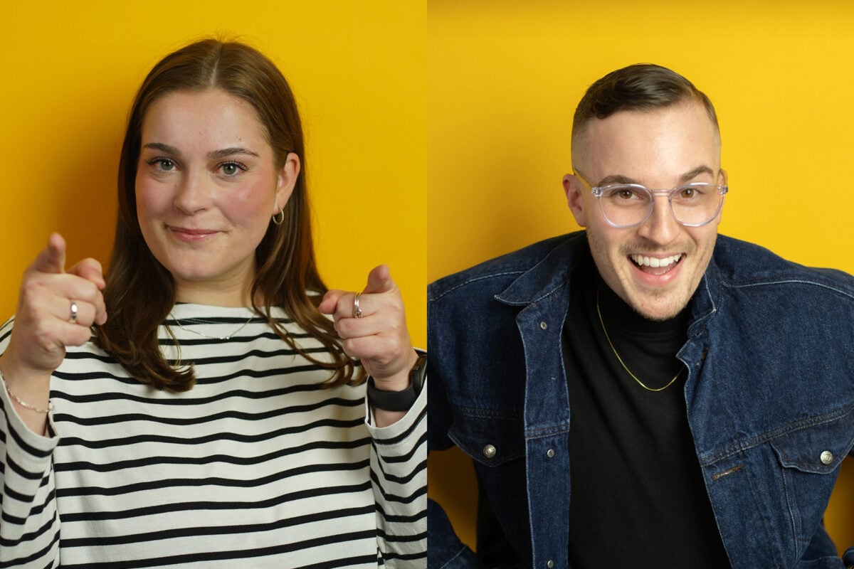 Meg Connolly (left) and Torin Keefer (right).