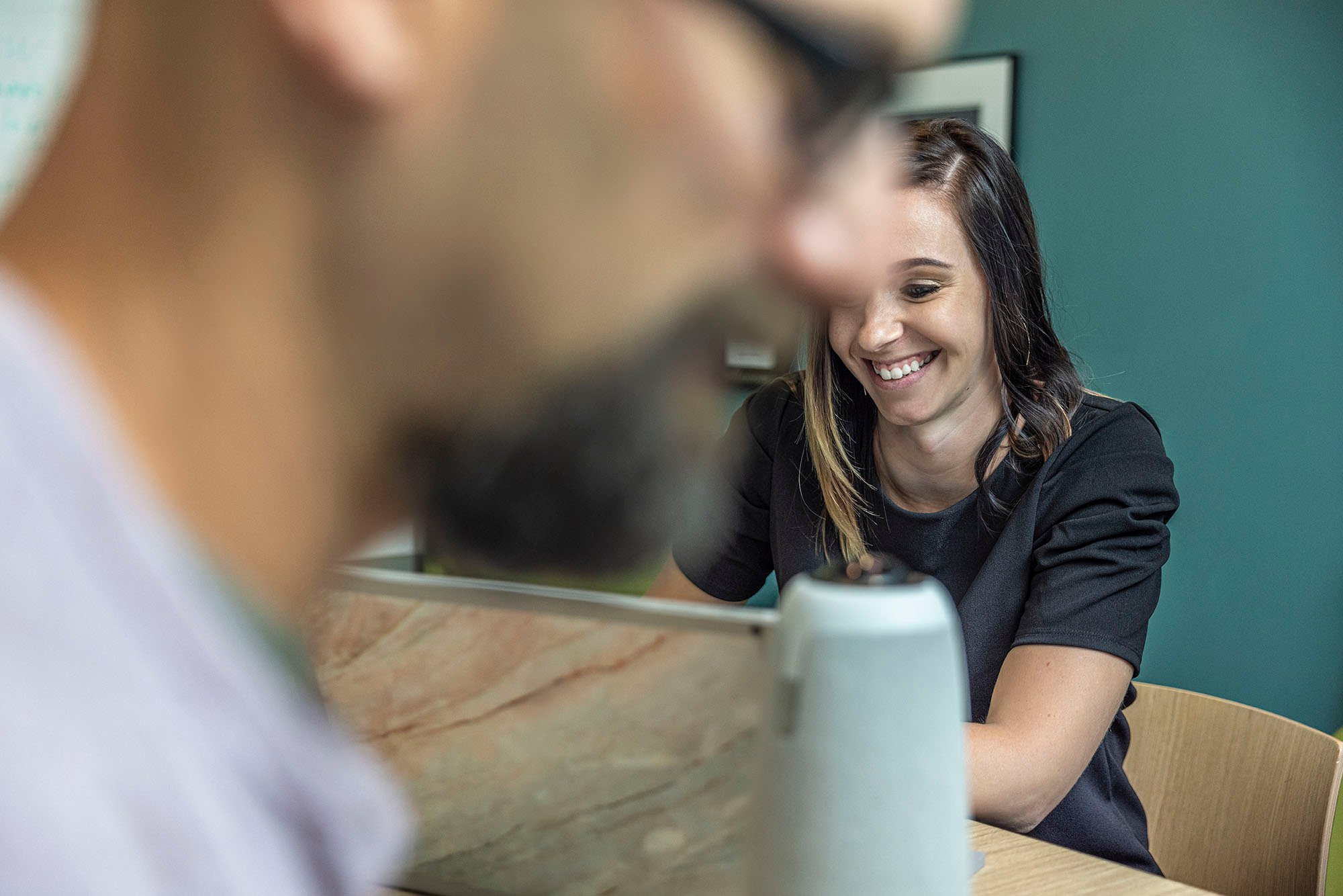 picture of lady smiling