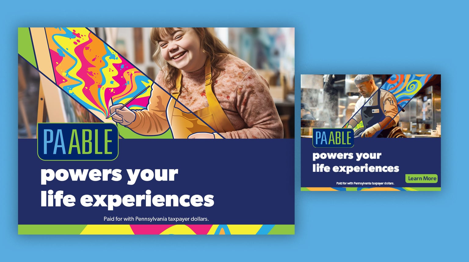 PA Able powers your life experiences. Give them the power of education.