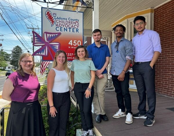 The 2024 JPL Summer Interns (Pictured Left to Right): Natalie Mihal (University of Minnesota), Grace Hoffman (Muhlenberg College), Nicoletta Ariano (Temple University), Phillip Patches (Elizabethtown College), Jaylin Wyatt (PennWest Edinboro University) and Sanij Shrestha (Gettysburg College).